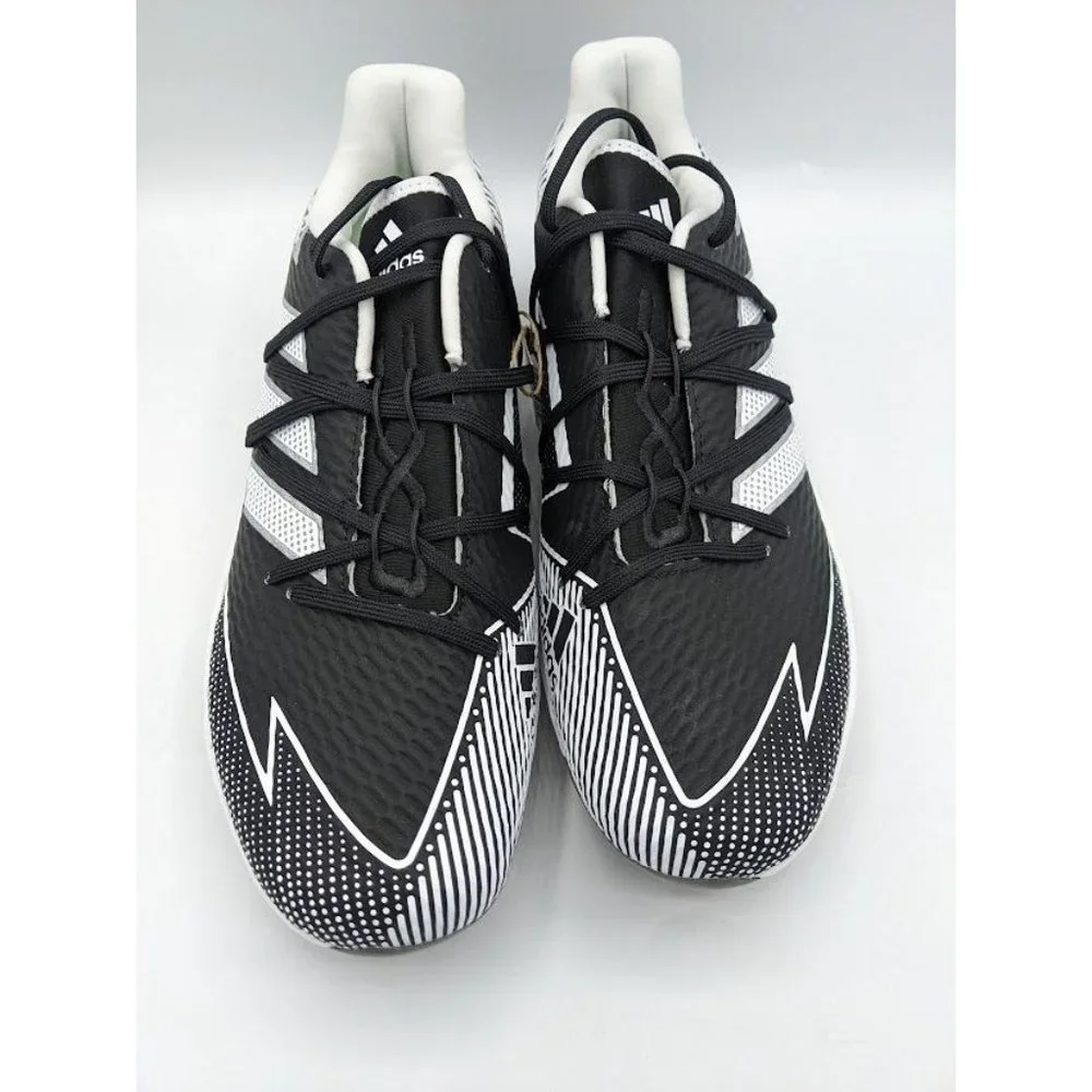 Men's adidas Adizero Afterburner 7 Baseball Cleats Size 8 EG5633 Black White NEW